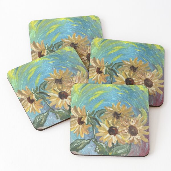Item preview, Rainbow Bouqet colorful botanical painting designed and sold by Happy Mediums Art.