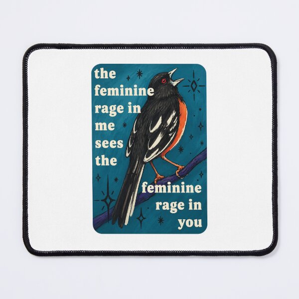 Item preview, The Feminine Rage in Me Sees the Feminine Rage in You Bird Vintage designed and sold by CoquetteGoose.