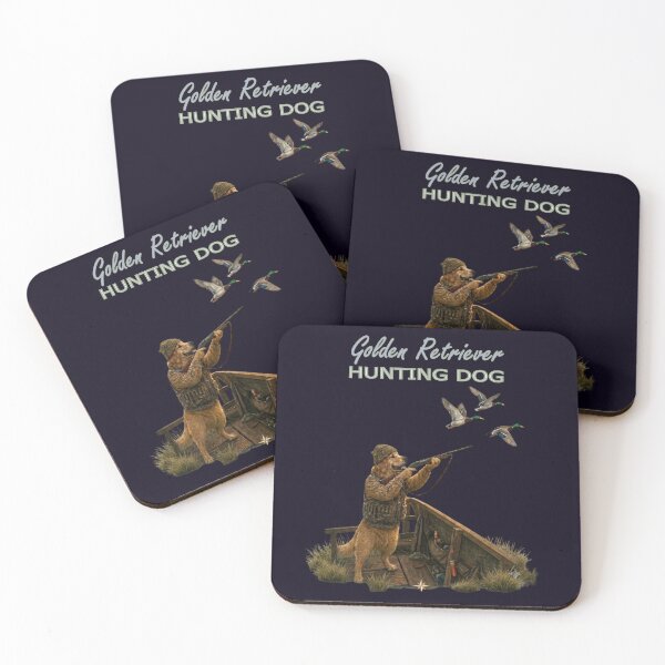 Item preview, GOLDEN RETRIEVER Duck Hunting Hunter Funny Canine Art designed and sold by PRINTSCHARMINGM.