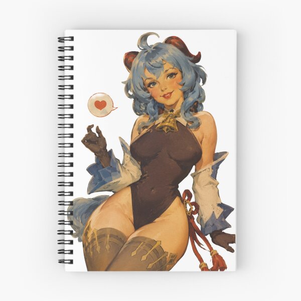 Item preview, Cococabra Pin-Up | Retro Genshin Impact Anime Vintage Illustration designed and sold by Cosplayvintage.