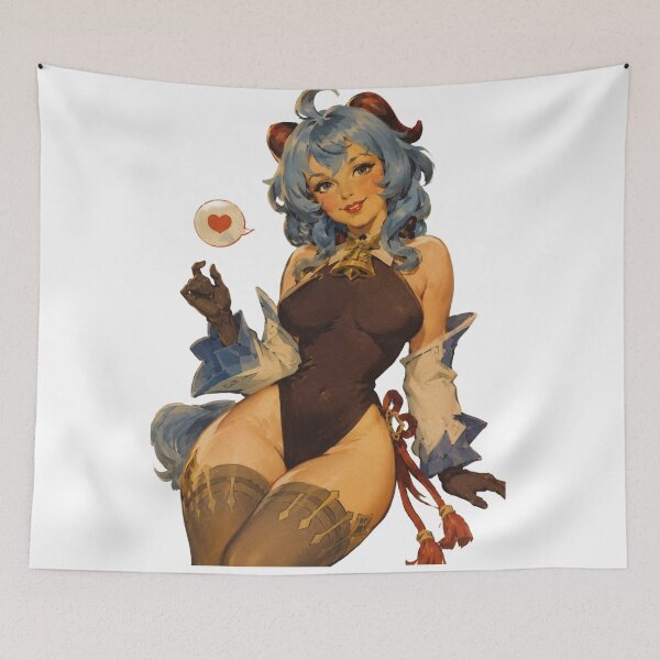 Item preview, Cococabra Pin-Up | Retro Genshin Impact Anime Vintage Illustration designed and sold by Cosplayvintage.
