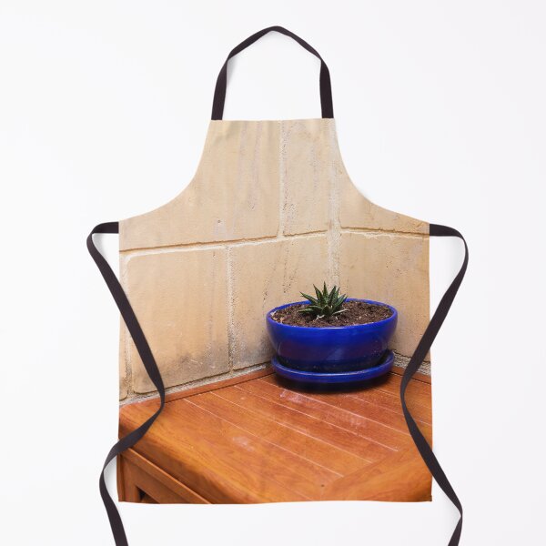 Item preview, Small Succulent In A Blue Pot On A Wooden Cabinet In A Minimal Corner Interior designed and sold by Nmallia.