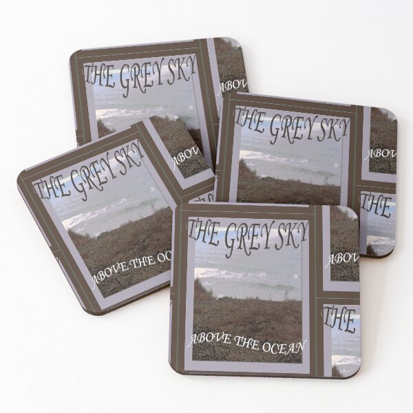 Item preview, "THE GREY SKY ABOVE THE OCEAN" LANDSCAPE no.8 designed and sold by VAVibrationArt.
