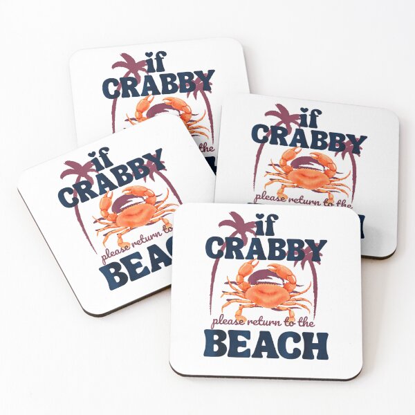 Item preview, If Crabby Please Return to the Beach Funny Crab Wine Vacation  designed and sold by Rahamkshop.