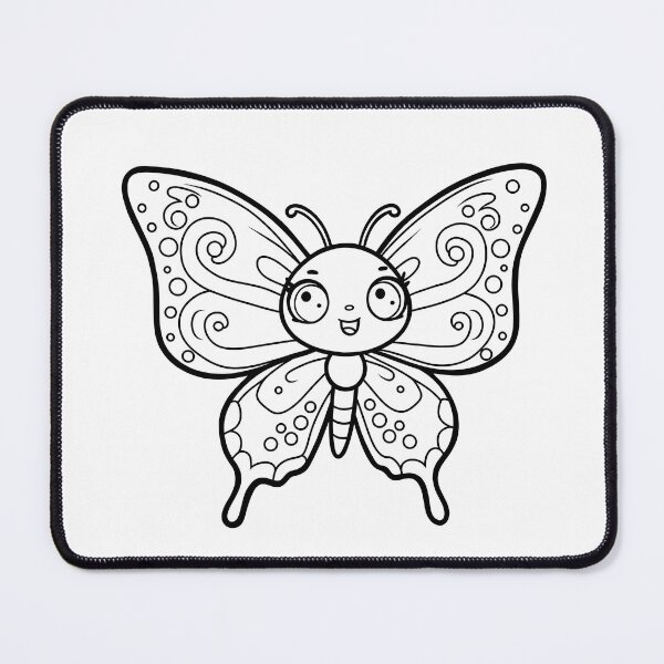 Item preview, Kawaii Butterfly Illustration designed and sold by ArtPer-design.