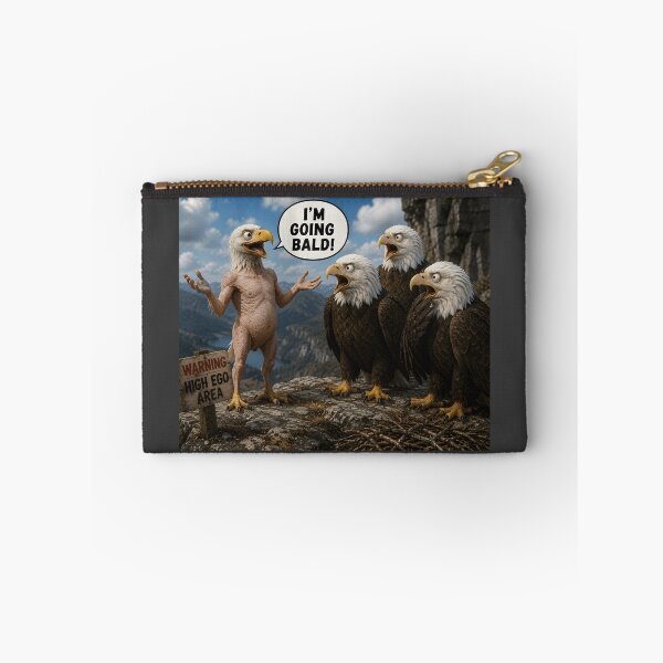 Item preview, I'm Going Bald Funny Bald Eagle Pun designed and sold by Hornace88studio.