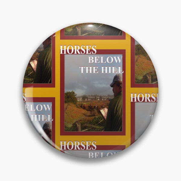 Item preview, "HORSES BELOW THE HILL" LANDSCAPE 11 designed and sold by VAVibrationArt.
