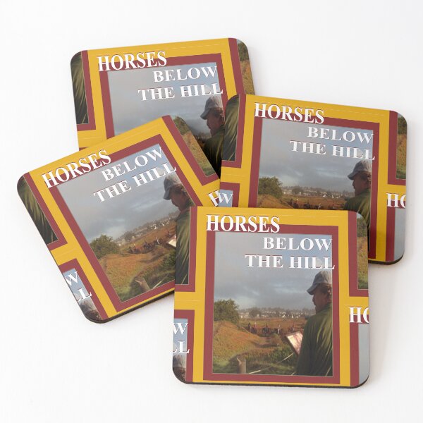 Item preview, "HORSES BELOW THE HILL" LANDSCAPE 11 designed and sold by VAVibrationArt.