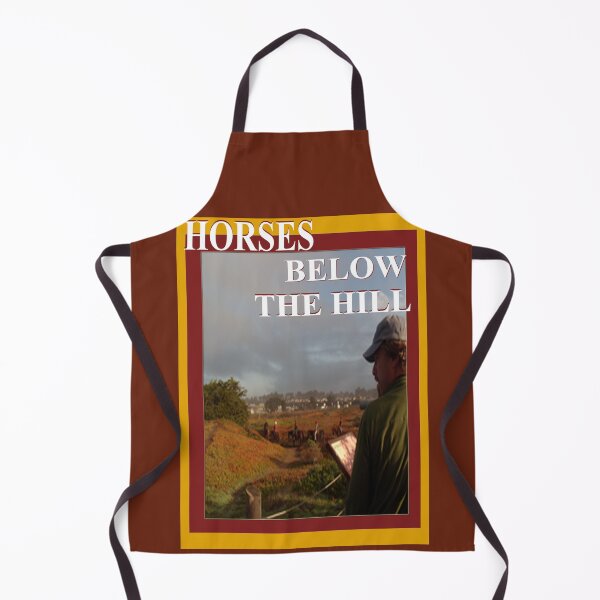 Item preview, "HORSES BELOW THE HILL" LANDSCAPE 11 designed and sold by VAVibrationArt.