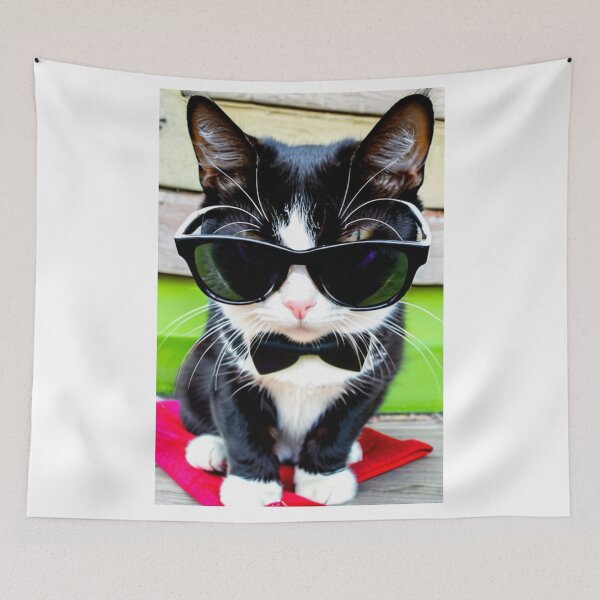Item preview, Animals - Black and White Cat, Cool Humor and Internet Pop Culture designed and sold by World-Pets.