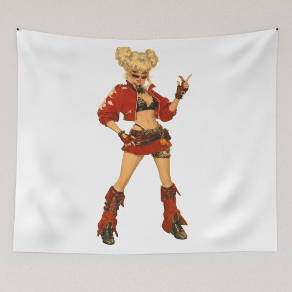 Item preview, Cyber Street Rebel Pin-Up | Original Gamer Girl Retro Illustration designed and sold by Cosplayvintage.