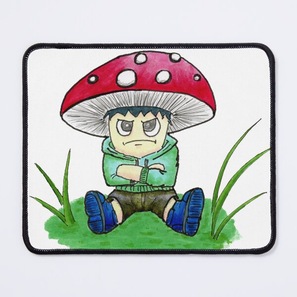 Item preview, Angry mushroom boy designed and sold by littleinkdudes.