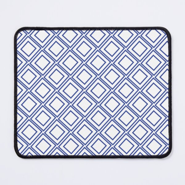 Item preview, Minimalist Geometric Blue Lattice Pattern designed and sold by BetweenForms.