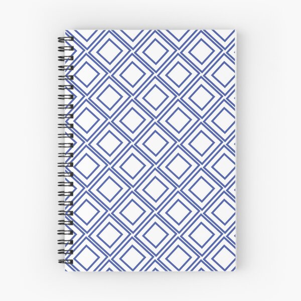 Item preview, Minimalist Geometric Blue Lattice Pattern designed and sold by BetweenForms.