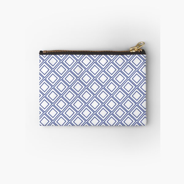 Item preview, Minimalist Geometric Blue Lattice Pattern designed and sold by BetweenForms.