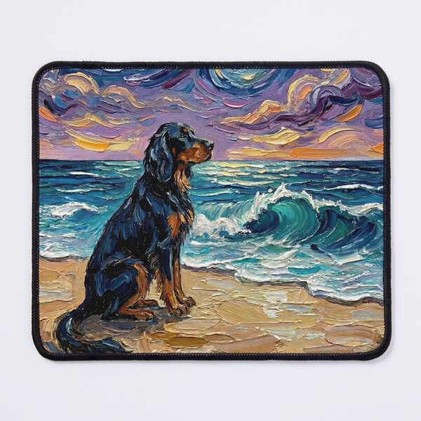 Item preview, Beach Night - Gordon Setter designed and sold by AjaTrier.