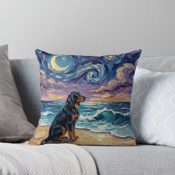 Item preview, Beach Night - Gordon Setter designed and sold by AjaTrier.