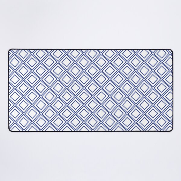 Item preview, Minimalist Geometric Blue Lattice Pattern designed and sold by BetweenForms.