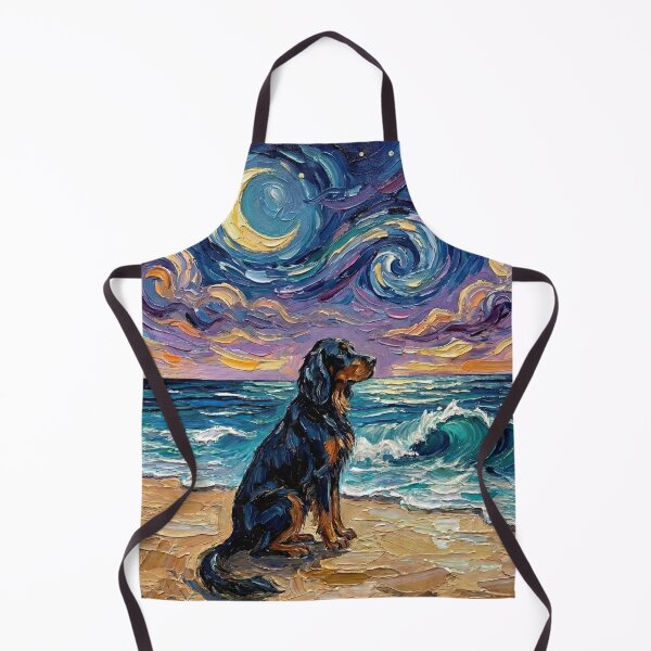 Artikelvorschau, Beach Night - Gordon Setter entworfen und verkauft von AjaTrier.