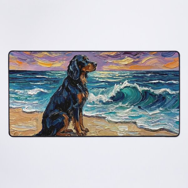Item preview, Beach Night - Gordon Setter designed and sold by AjaTrier.