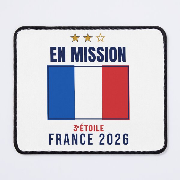Item preview, On a mission clear France 2026 cmd 3rd star designed and sold by VestiaireFR.