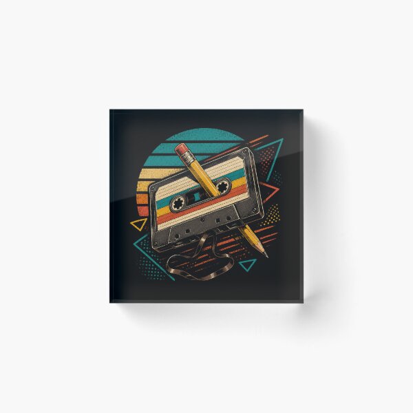Item preview, Retro Cassette Pencil Vintage Music Nostalgia designed and sold by Moizento.