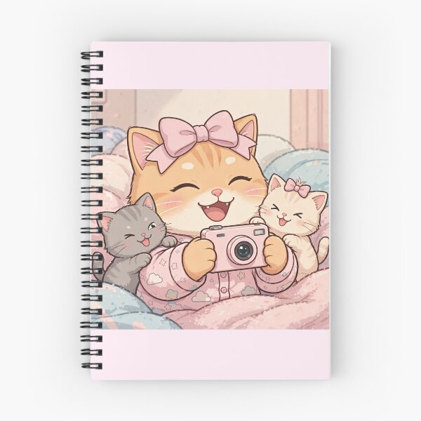 Item preview, Cozy Cat Family Selfie Moment designed and sold by Moody Vibes Studio.