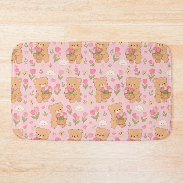 Item preview, Teddy Bear Tulip Basket Pattern designed and sold by Soft Berry Studio.