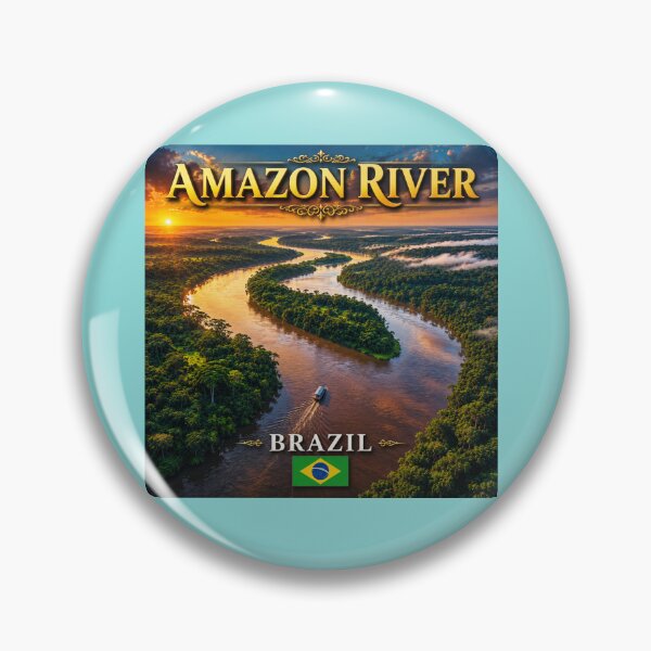 Item preview, The Amazing Amazon River designed and sold by globetrottergfx.