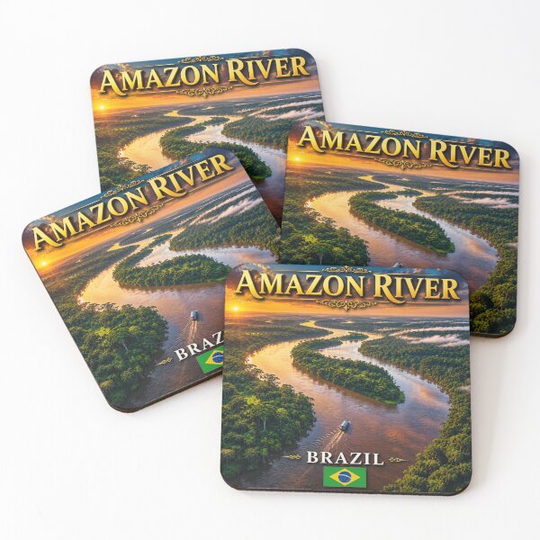 Item preview, The Amazing Amazon River designed and sold by globetrottergfx.