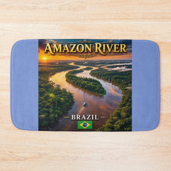 Item preview, The Amazing Amazon River designed and sold by globetrottergfx.