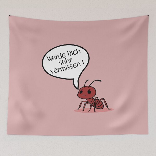 Item preview, Farewell Ant designed and sold by minimalartstory.