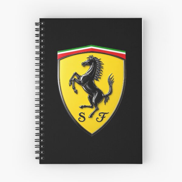 Item preview, Ultra HD Ferrari Logo Sticker | Black Prancing Horse Emblem | Supercar Racing Decal | Car Enthusiast Gift designed and sold by Pophands.