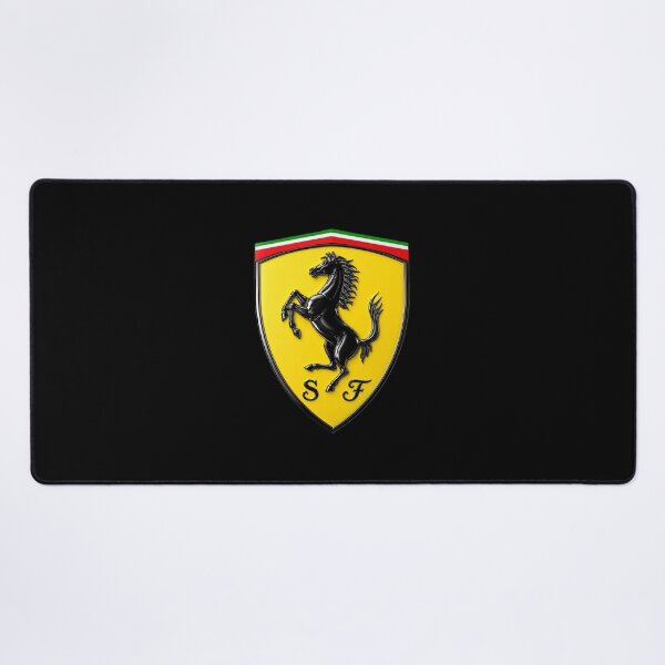 Item preview, Ultra HD Ferrari Logo Sticker | Black Prancing Horse Emblem | Supercar Racing Decal | Car Enthusiast Gift designed and sold by Pophands.
