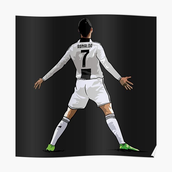 Cristiano Ronaldo Juve Poster for Sale by Kierancdesign | Redbubble