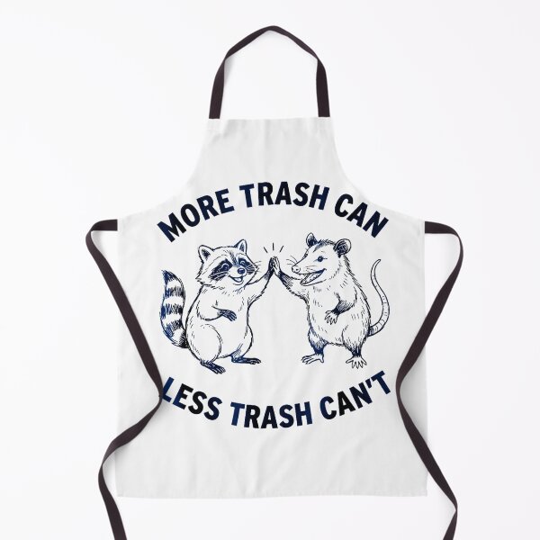 Item preview, More Trash Can Less Trash Can't, Raccoon Opossum Meme designed and sold by Rahamkshop.
