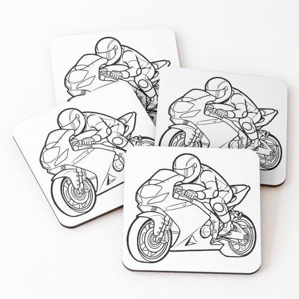 Item preview, Sport Motorcycle Rider Illustration designed and sold by ArtPer-design.