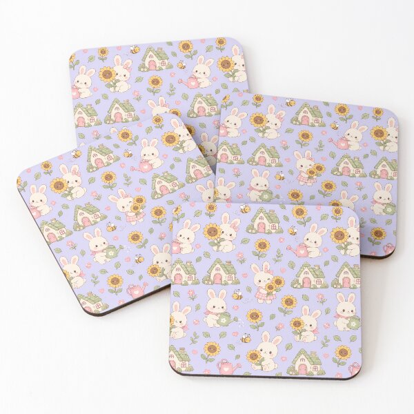 Item preview, Bunny Sunflower Cottage Pattern designed and sold by Soft Berry Studio.