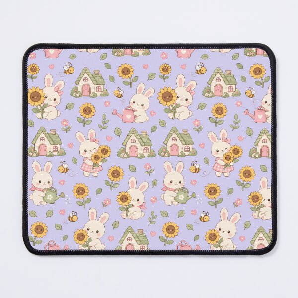 Item preview, Bunny Sunflower Cottage Pattern designed and sold by Soft Berry Studio.