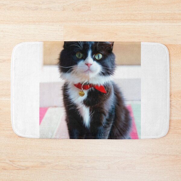 Item preview, Animals - Black and White Cat, Summer Elegance by the Pool designed and sold by World-Pets.