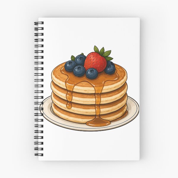 Item preview, Pancake Breakfast Sticker | Cute Food Illustration designed and sold by RidaSalArt.
