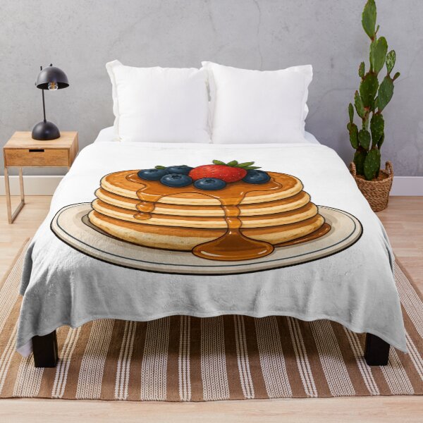 Item preview, Pancake Breakfast Sticker | Cute Food Illustration designed and sold by RidaSalArt.