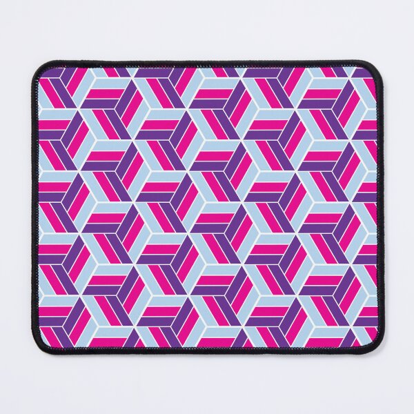 Item preview, Retro Isometric Hexagon Geometric Pattern designed and sold by BetweenForms.