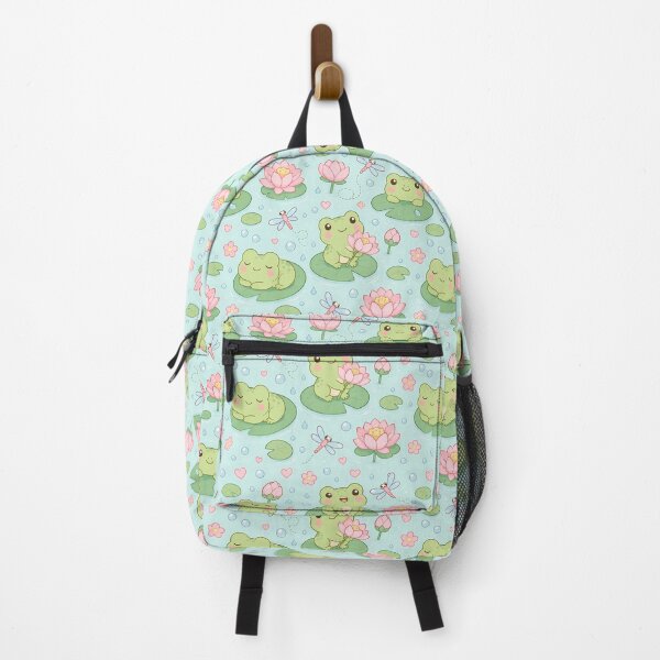 Item preview, Frog Lily Flower Pond Pattern designed and sold by Soft Berry Studio.