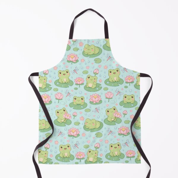 Item preview, Frog Lily Flower Pond Pattern designed and sold by Soft Berry Studio.