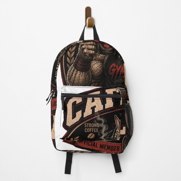 Item preview, Caffeine Club Official Member Funny Gym Cat Coffee Vintage Gift designed and sold by Digistore1221.