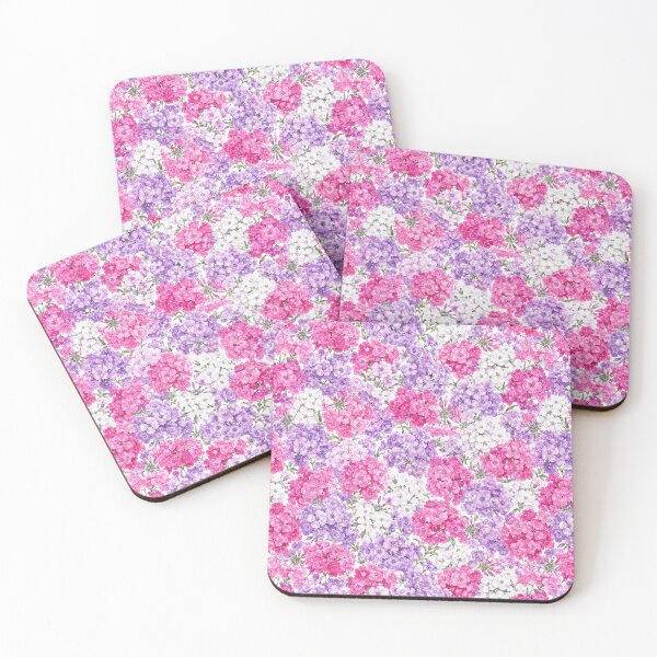 Item preview, Phlox Summer Carpet Watercolor Dense Seamless Pattern designed and sold by Inkworksbyshery.