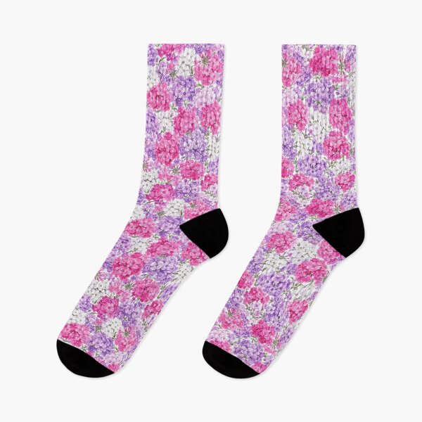 Item preview, Phlox Summer Carpet Watercolor Dense Seamless Pattern designed and sold by Inkworksbyshery.