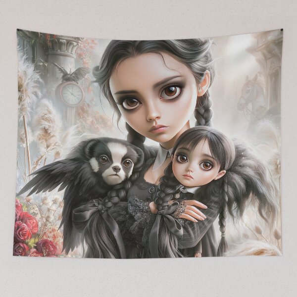 Item preview, The Melancholy Guardians of the Courtyard designed and sold by bloorose.