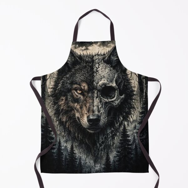 Item preview, Wolf Duality Dark Art designed and sold by HollowOakPrints.